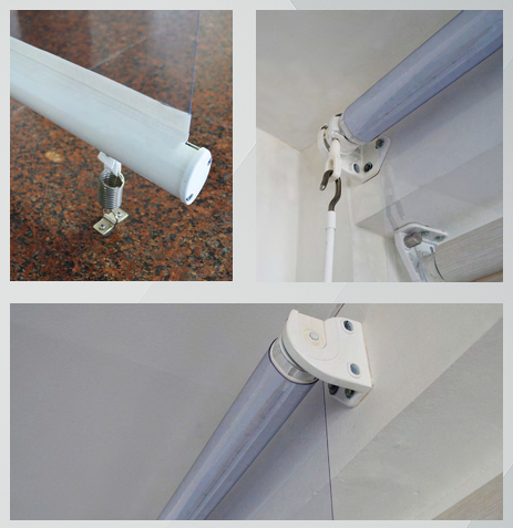 Toldo Vertical - tela solar 1% Bege